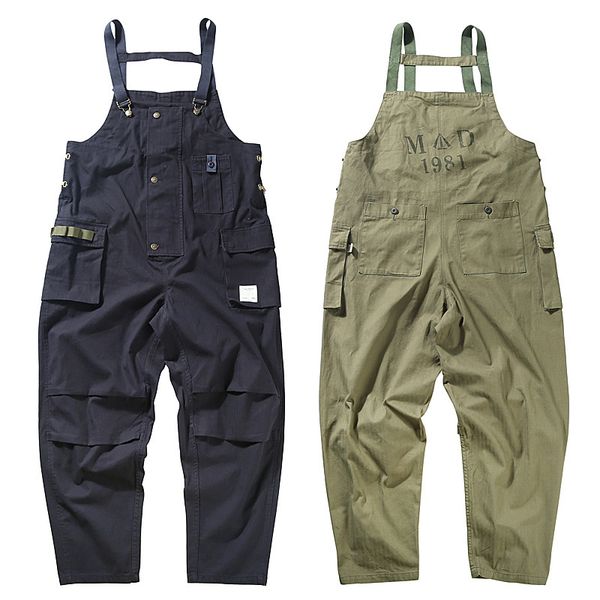 men's pants streetwear jumpsuit functional loose overalls army green multi-pocket straight work trousers male cargo for men 5swc, Black
men's pants streetwear jumpsuit functional loose overalls army green multi-pocket straight work trousers male cargo for men 5swc, Black