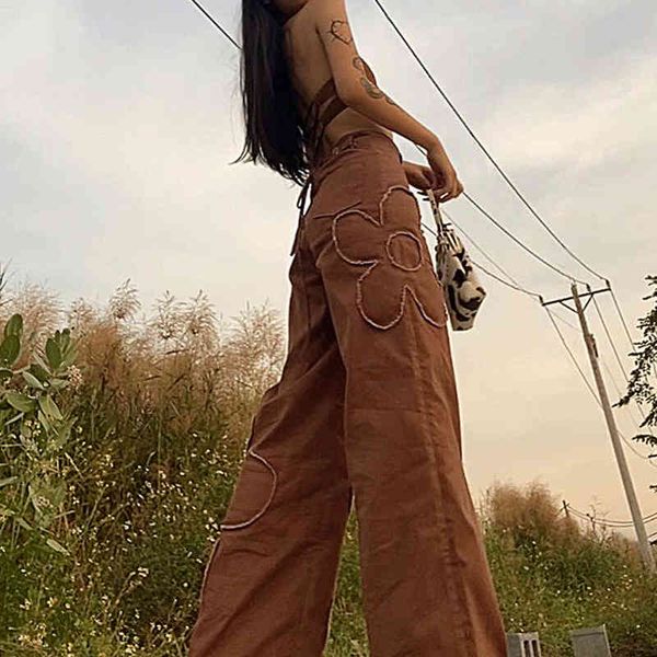 rapcopter brown floral jeans y2k retro denim baggy straight cargo pants women trousers 90s harajuku joggers, Blue
rapcopter brown floral jeans y2k retro denim baggy straight cargo pants women trousers 90s harajuku joggers, Blue