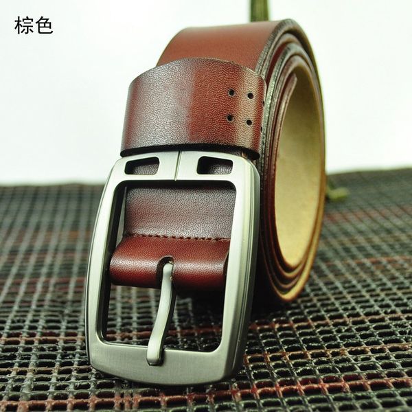 new men's pin buckle belt casual wear resistant rectangular single ring versatile, Black;brown
new men's pin buckle belt casual wear resistant rectangular single ring versatile, Black;brown
