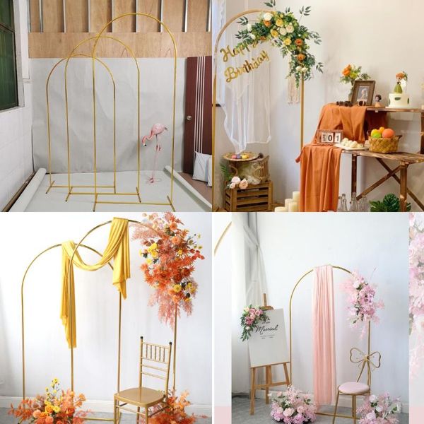 party decoration shiny gold 180- 220 cm wedding iron arch flower frame balloon billboard welcome stand fabric hanging rack for birthday back
party decoration shiny gold 180- 220 cm wedding iron arch flower frame balloon billboard welcome stand fabric hanging rack for birthday back