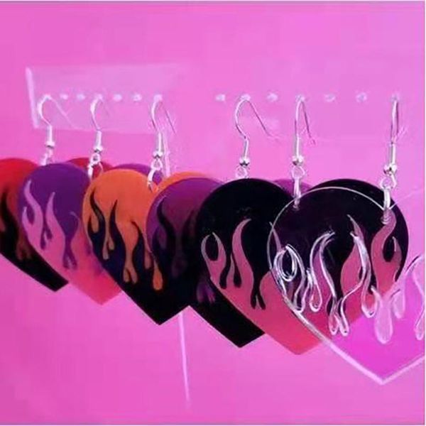 dangle & chandelier 1pair ins trendy creative unique punk colorful flame heart acrylic earrings for women fashion jewelry gift, Silver
dangle & chandelier 1pair ins trendy creative unique punk colorful flame heart acrylic earrings for women fashion jewelry gift, Silver