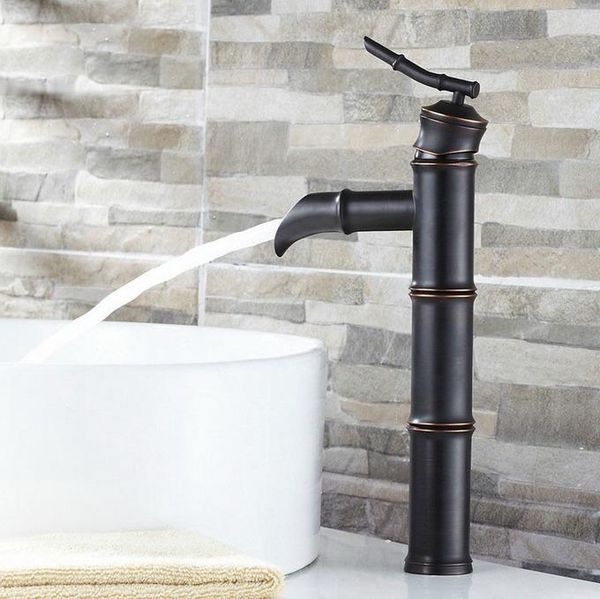 bathroom classic retro waterfall black bronze basin faucets bamboo shape sink taps deck mounted single handle mixer tap lnf165
bathroom classic retro waterfall black bronze basin faucets bamboo shape sink taps deck mounted single handle mixer tap lnf165