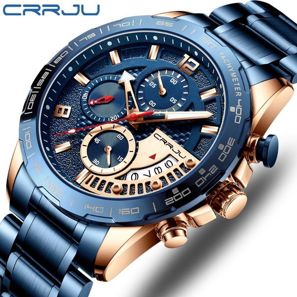 wristwatches crrju casual business men watch luxury military watches quartz waterproof clock stainless steel sport relogio masculino, Slivery;brown
wristwatches crrju casual business men watch luxury military watches quartz waterproof clock stainless steel sport relogio masculino, Slivery;brown