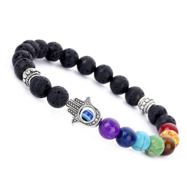 beaded, strands 8mm seven chakra yoga volcanic rock palm bracelet jewelry accessories hand stone bead boho jewellery gifts, Black
beaded, strands 8mm seven chakra yoga volcanic rock palm bracelet jewelry accessories hand stone bead boho jewellery gifts, Black