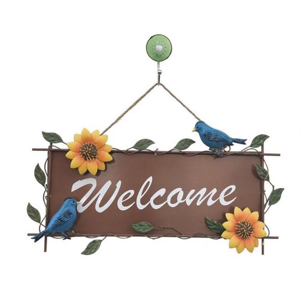 sunflower wall hanging exquisite handmade pastoral american retro iron welcome sign for garden decorations
sunflower wall hanging exquisite handmade pastoral american retro iron welcome sign for garden decorations