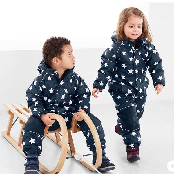 children's ski suit boys and girls one-piece baby winter plus cotton to keep warm snow wind jumpsuits, Blue
children's ski suit boys and girls one-piece baby winter plus cotton to keep warm snow wind jumpsuits, Blue