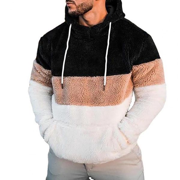 men's hoodies & sweatshirts double sided plush pullover hoodie long sleeve autumn winter front pocket warm hooded sweatshirt outerwear, Black
men's hoodies & sweatshirts double sided plush pullover hoodie long sleeve autumn winter front pocket warm hooded sweatshirt outerwear, Black