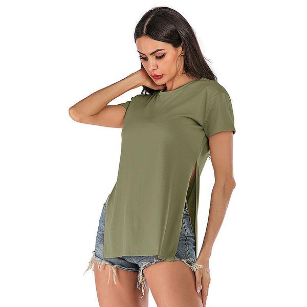 women's t-shirt women o-neck t shirt casual short sleeve loose clothes, White
women's t-shirt women o-neck t shirt casual short sleeve loose clothes, White