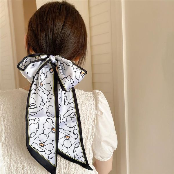 scarves 2021 summer multi-functional silk scarf vintage flowers 9x145cm hair ribbon fmale double-sided fairy son super sairy, Blue;gray
scarves 2021 summer multi-functional silk scarf vintage flowers 9x145cm hair ribbon fmale double-sided fairy son super sairy, Blue;gray