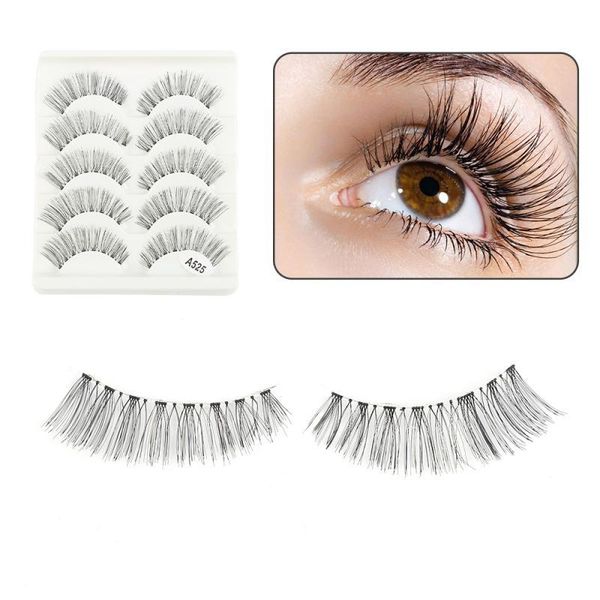 false eyelashes natural 5 pairs of black long sparse cross soft and comfortable extension makeup tool
false eyelashes natural 5 pairs of black long sparse cross soft and comfortable extension makeup tool
