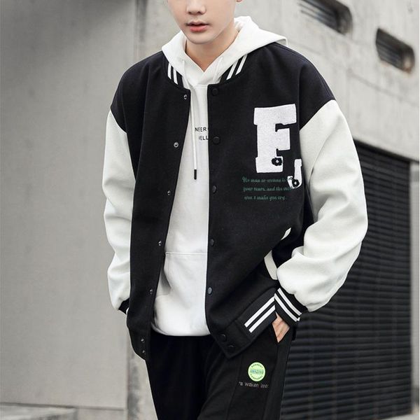 men's jackets spring autumn blue black bomber jacket men loose baseball uniforms high street embroidery patchwork cardigan harajuku coa, Black;brown
men's jackets spring autumn blue black bomber jacket men loose baseball uniforms high street embroidery patchwork cardigan harajuku coa, Black;brown