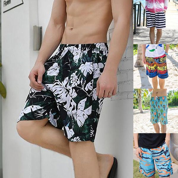 men's shorts nice summer men loose beach fashion printed trunk hawaiian mens board causal drawstring quick dry male, White;black
men's shorts nice summer men loose beach fashion printed trunk hawaiian mens board causal drawstring quick dry male, White;black