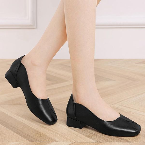 dress shoes autumn style square toe heel grandma shoe cover foot solid color simple shallow mouth casual, Black
dress shoes autumn style square toe heel grandma shoe cover foot solid color simple shallow mouth casual, Black