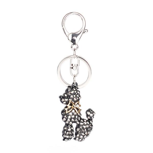 keychains drip alloy keychain chaveiro cute little poodle with bow rhinestone beads women stainless key ring, Silver
keychains drip alloy keychain chaveiro cute little poodle with bow rhinestone beads women stainless key ring, Silver