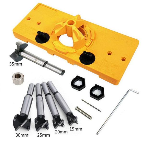 professional hand tool sets 15mm-35mm cup style hinge jig boring hole drill guide forstner door template wood cutter carpenter woodworking t
professional hand tool sets 15mm-35mm cup style hinge jig boring hole drill guide forstner door template wood cutter carpenter woodworking t