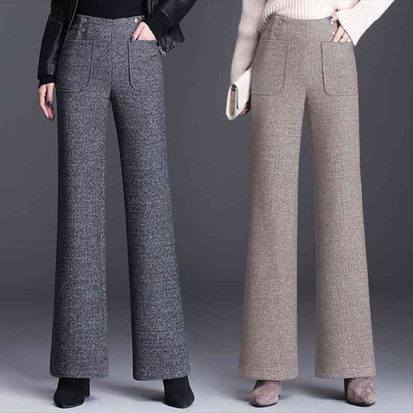 spring autumn loose vintage wide leg pants women elastic high waist casual thick plus size straight long trousers female, Black;white
spring autumn loose vintage wide leg pants women elastic high waist casual thick plus size straight long trousers female, Black;white
