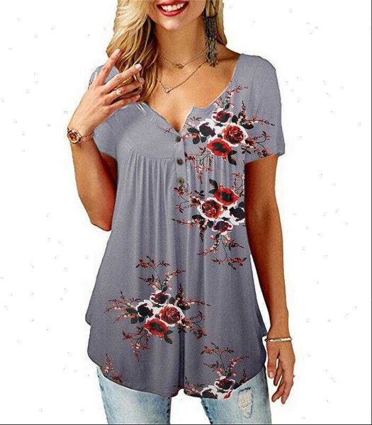 fashion women shirt summer casual floral ladies blouse loose baggy stretch tunic shirts, White
fashion women shirt summer casual floral ladies blouse loose baggy stretch tunic shirts, White