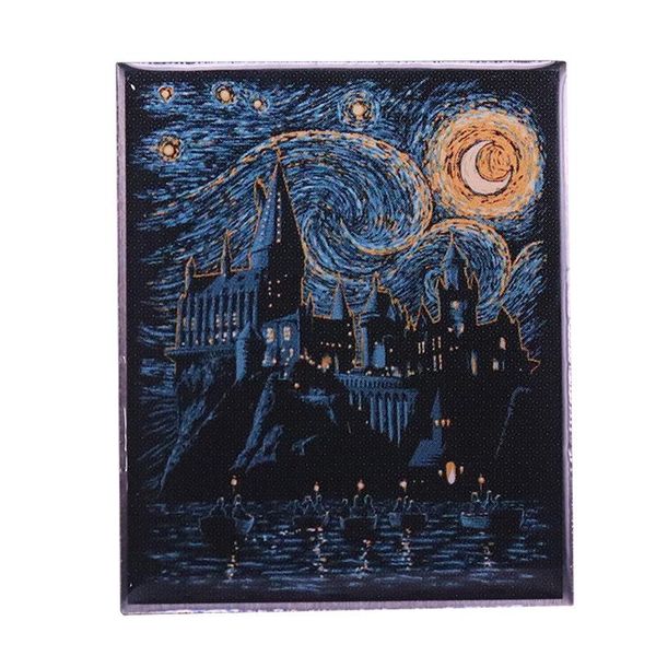 pins, brooches starry night enamel pin magic school brooch mash-up artist jewelry, Gray
pins, brooches starry night enamel pin magic school brooch mash-up artist jewelry, Gray