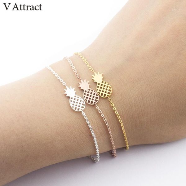 link, chain v attract stainless steel bijoux summer fruit jewelry delicate pineapple bracelets & bangles for women friend cuff bileklik1, Black
link, chain v attract stainless steel bijoux summer fruit jewelry delicate pineapple bracelets & bangles for women friend cuff bileklik1, Black