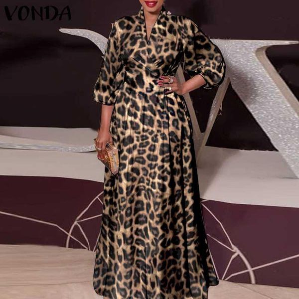 casual dresses 2021 vonda women dress spring long sleeve party maxi vintage leopard print vestido oversized robe femme, Black;gray
casual dresses 2021 vonda women dress spring long sleeve party maxi vintage leopard print vestido oversized robe femme, Black;gray