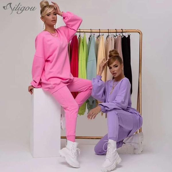 women's tracksuits ailigou winter solid casual sportswear ladies sports 2-piece sweatshirt pullover hoodie 020 family pants trousers su, Gray
women's tracksuits ailigou winter solid casual sportswear ladies sports 2-piece sweatshirt pullover hoodie 020 family pants trousers su, Gray