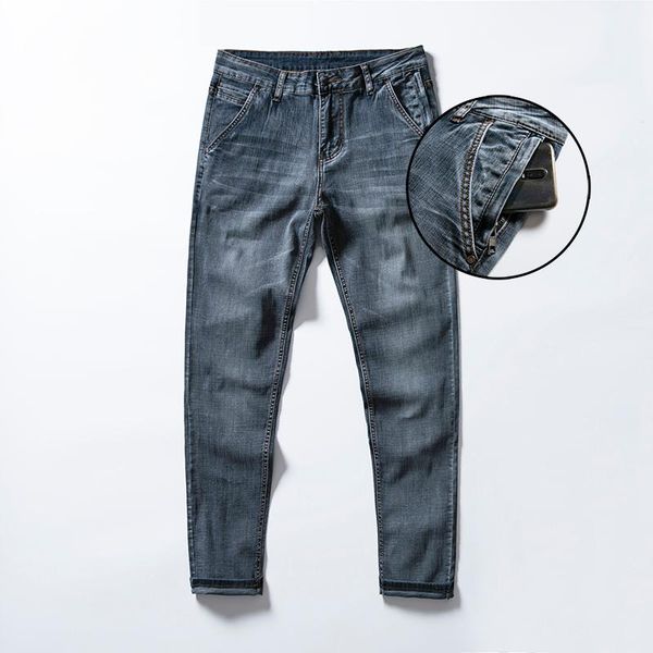 men's jeans 2021 spring vintage blue stretch business casual regular fit denim pants male brand trousers
men's jeans 2021 spring vintage blue stretch business casual regular fit denim pants male brand trousers