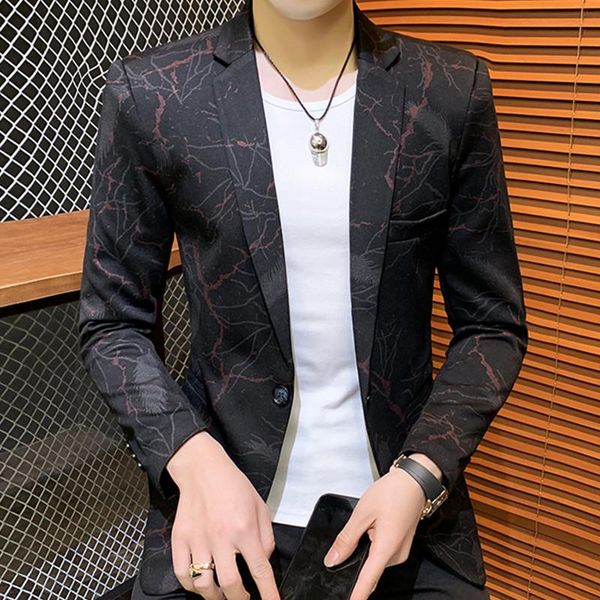 men's suits & blazers 2021 fashion casual boutique business camouflage slim formal suit dress jacket coat, White;black
men's suits & blazers 2021 fashion casual boutique business camouflage slim formal suit dress jacket coat, White;black