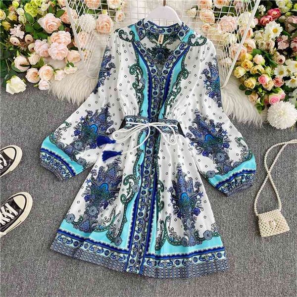 spring autumn women's dress retro ethnic style v-neck print long-sleeved floral high waist slim female es qx892 210507, Black;gray
spring autumn women's dress retro ethnic style v-neck print long-sleeved floral high waist slim female es qx892 210507, Black;gray