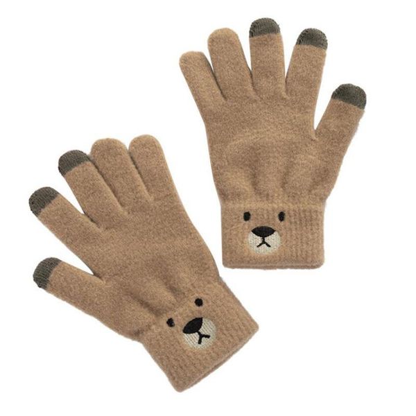 five fingers gloves korean women winter full finger wool knit touch screen driving glove cute cartoon bear embroidery elastic cycling warm m, Blue;gray
five fingers gloves korean women winter full finger wool knit touch screen driving glove cute cartoon bear embroidery elastic cycling warm m, Blue;gray