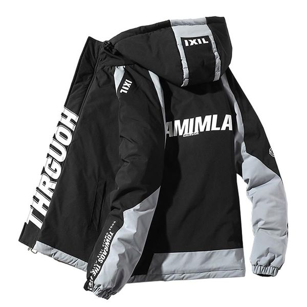 men's down & parkas fad men winter jacket and coats casual warm hooded mens outwear windbreaker thicken overcoats, Black
men's down & parkas fad men winter jacket and coats casual warm hooded mens outwear windbreaker thicken overcoats, Black