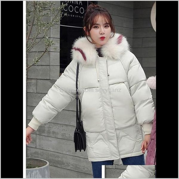 down parkas outerwear coats womens clothing apparel drop delivery ie female short 2021 feather cotton dress winter korean style loose jacket, Black
down parkas outerwear coats womens clothing apparel drop delivery ie female short 2021 feather cotton dress winter korean style loose jacket, Black
