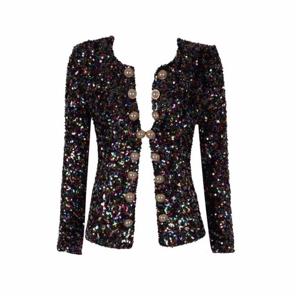 women's jackets 2021 fashion coats women sequined jacket o-neck knitted celebrity evening party bandage wholesale, Black;brown
women's jackets 2021 fashion coats women sequined jacket o-neck knitted celebrity evening party bandage wholesale, Black;brown