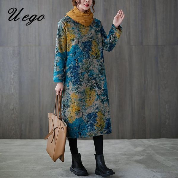 uego 2021 long sleeve women autumn winter tree print female dress cotton linen vintage thickening plus size loose 5xl casual dresses, Black;gray
uego 2021 long sleeve women autumn winter tree print female dress cotton linen vintage thickening plus size loose 5xl casual dresses, Black;gray