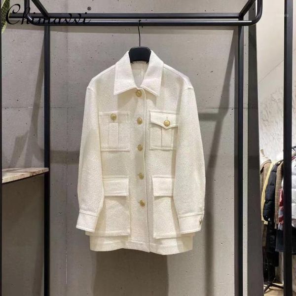women's jackets women spring simple single-breasted mid-length white coat lady fashion long sleeve buttons apricot jacket high street, Black;brown
women's jackets women spring simple single-breasted mid-length white coat lady fashion long sleeve buttons apricot jacket high street, Black;brown