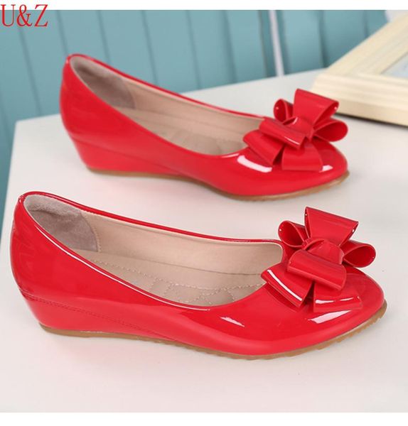 dress shoes comfy women's black lovely bow patent leather casual mid-heels fashion wedges pink red
dress shoes comfy women's black lovely bow patent leather casual mid-heels fashion wedges pink red
