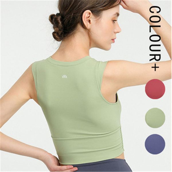 lulu logo yoga outfit fitness sports bra quick-drying sweat-absorbent breathable casual short vest
lulu logo yoga outfit fitness sports bra quick-drying sweat-absorbent breathable casual short vest