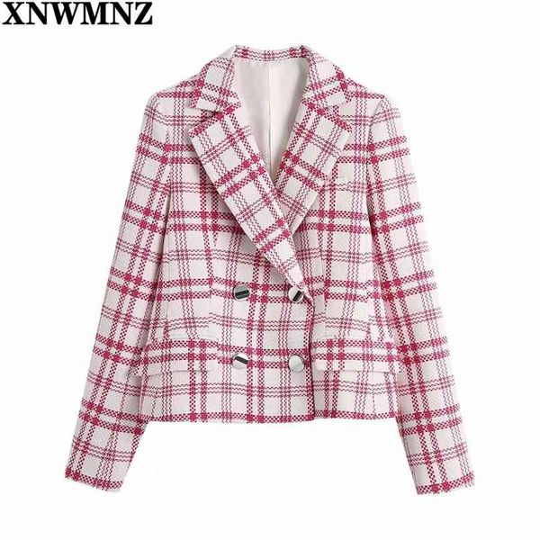 women fashion double breasted casual red and white tweed blazer coat female business work office lady plus size 210520, White;black
women fashion double breasted casual red and white tweed blazer coat female business work office lady plus size 210520, White;black