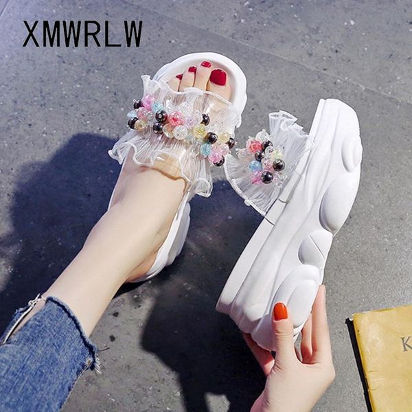 slippers xmwrlw shoes women summer high heels rubber sole beach female slides 2021 fashion wedges, Black
slippers xmwrlw shoes women summer high heels rubber sole beach female slides 2021 fashion wedges, Black