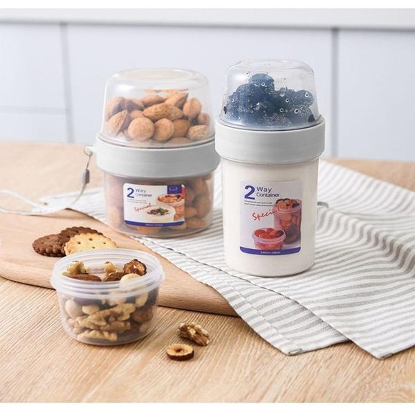 storage bottles & jars double-layer multi-purpose fresh-keeping box portable yogurt salad fruit plastic airtight jar lunch snack food
storage bottles & jars double-layer multi-purpose fresh-keeping box portable yogurt salad fruit plastic airtight jar lunch snack food