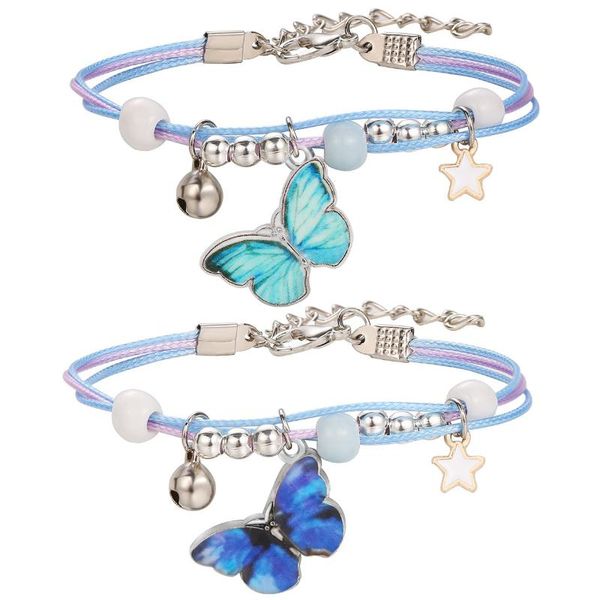 charm bracelets blue butterfly pendant bracelet pearl bells spacer beads stars charms women girls adjustable lobster clasp chains, Golden;silver
charm bracelets blue butterfly pendant bracelet pearl bells spacer beads stars charms women girls adjustable lobster clasp chains, Golden;silver