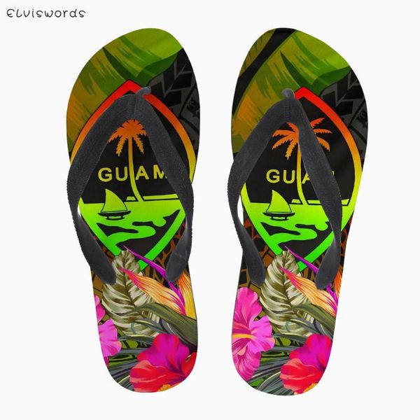 women slippers summer soft footwear polynesia guam print female water shoes slides outdoor flat women's beach sandals, Black
women slippers summer soft footwear polynesia guam print female water shoes slides outdoor flat women's beach sandals, Black