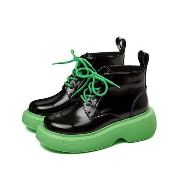 boots olome womens ankle platform genuine leather match colors lace up shoes retro british styles punk black green 2022
boots olome womens ankle platform genuine leather match colors lace up shoes retro british styles punk black green 2022