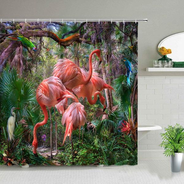 shower curtains flamingo waterproof tropical jungle green plants leaves bathroom curtain washable bathtub home decor with hooks
shower curtains flamingo waterproof tropical jungle green plants leaves bathroom curtain washable bathtub home decor with hooks
