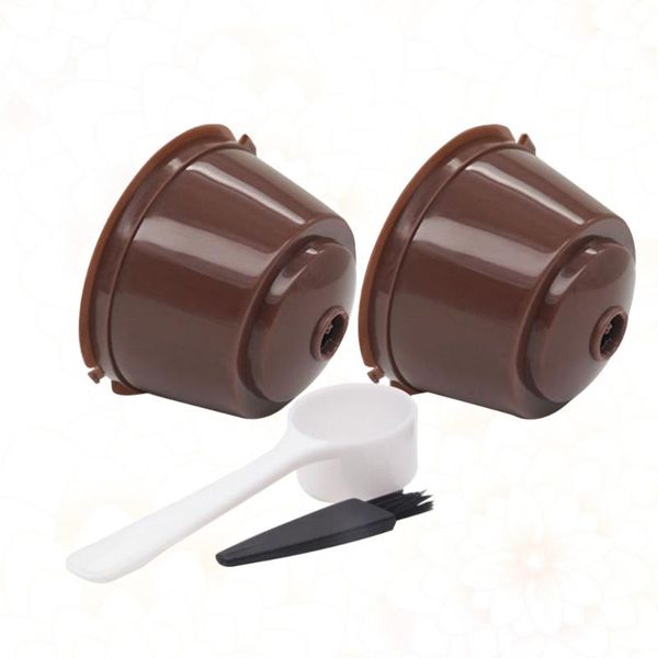 coffee filters 2pcs useful cup practicl reusable espresso filter for machine with 1pc brush and spoon
coffee filters 2pcs useful cup practicl reusable espresso filter for machine with 1pc brush and spoon