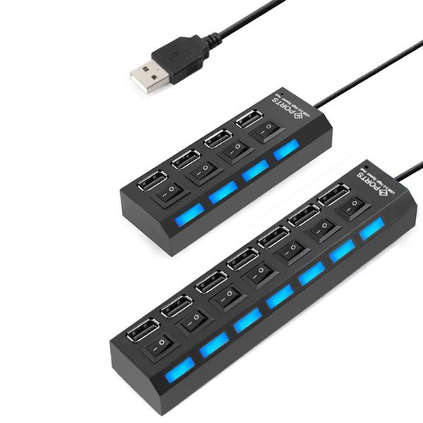 hubs 4/7 ports usb 2.0 hub splitter with on/off switch support power high speed pc computer accessories
hubs 4/7 ports usb 2.0 hub splitter with on/off switch support power high speed pc computer accessories