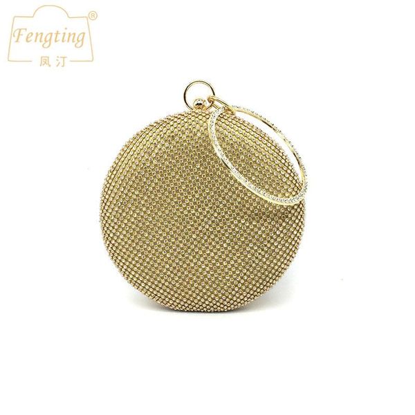 round diamond clutch bag women party metal crystal clutches small evening handbag wedding chain shoulder bags gold silver b375
round diamond clutch bag women party metal crystal clutches small evening handbag wedding chain shoulder bags gold silver b375