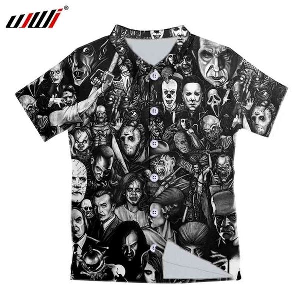 ujwi mens hawaiian shirt fashion casual button scary clown mask beach short sleeve quick dry blouse xxs-6xl 210626, White;black
ujwi mens hawaiian shirt fashion casual button scary clown mask beach short sleeve quick dry blouse xxs-6xl 210626, White;black