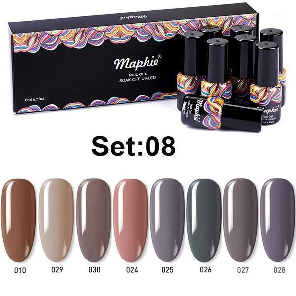 maphie 8pcs/lot gel polish set nail varnish long lasting color soak off uv/led with gift box thermal change1, Red;pink
maphie 8pcs/lot gel polish set nail varnish long lasting color soak off uv/led with gift box thermal change1, Red;pink