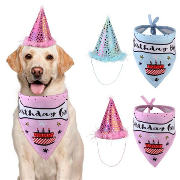 dog apparel 2021 birthday hat scarf for cat puppy party costumes pets headwear accessory decor caps
dog apparel 2021 birthday hat scarf for cat puppy party costumes pets headwear accessory decor caps