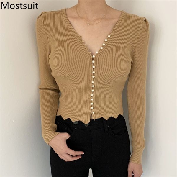 korean pearl buttons v-neck pullover sweater women long sleeve single-breasted vintage solid fashion ladies jumpers 210518, White;black
korean pearl buttons v-neck pullover sweater women long sleeve single-breasted vintage solid fashion ladies jumpers 210518, White;black